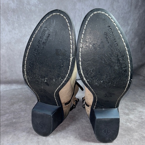 EUC Donald J Pliner Western Couture Collection Women US 8M Tan Brown Ankle Boot - Picture 5 of 15